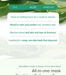 Vegan Collagen Fresh Aloe Mask