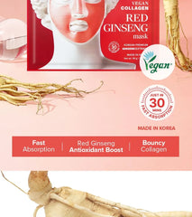 Vegan Collagen Red Ginseng Mask