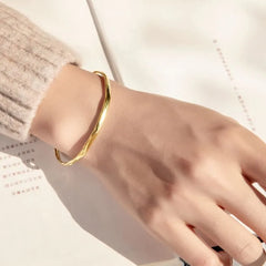 Irregular Open Bangle