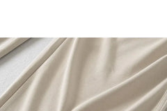 Drawstring Waist Plain Loose Fit Pants