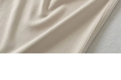Drawstring Waist Plain Loose Fit Pants