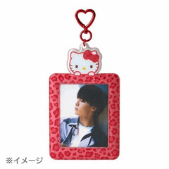 Cinnamoroll / BAD BADTZ-MARU Leopard Pattern PVC Photo Card Holder Bag Charm