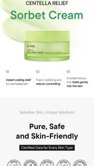 Centella Relief Sorbet Cream 2pcs Bundle Set