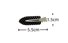 Polka Dot Acetate Hair Clip