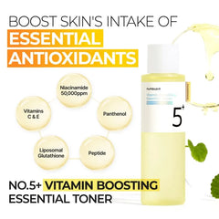 No.5+ Glutathione Vitamin Boosting Essential Toner