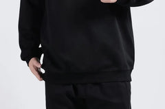 Crew Neck Plain Sweatshirt