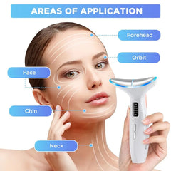 USB Rechargeable Microcurrent Light Therapy Face Massager