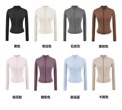 Plain Zip-Up Sports Jacket