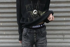 Low Waist Washed Loose Fit Jeans