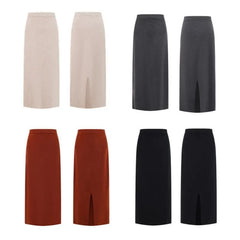 Off Shoulder Plain Sweater / Maxi Skirt