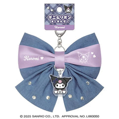 Sanrio Denim Ribbon Bow Bag Charm