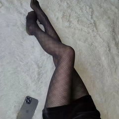 Plaid Sheer Tights / Stockings