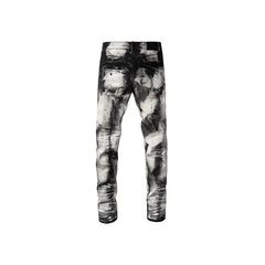High Waist Washed Slim Fit Jeans