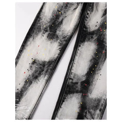 High Waist Washed Slim Fit Jeans