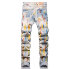 High Waist Washed Slim Fit Jeans