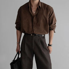 Long-Sleeve Striped Shirt
