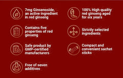 Korean Red Ginseng Extract Pure Stick Gold Bundle Set