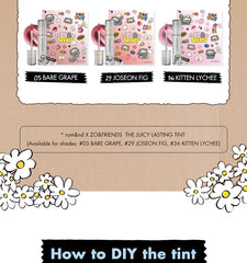 romand X ZO&FRIENDS Tint DIY Set - 3 Types
