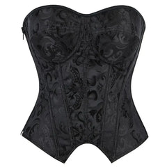 Jacquard Tube Corset Top