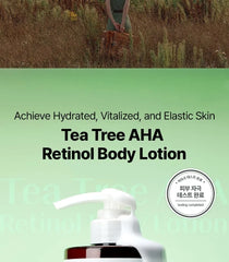 and by mixsoon Tea Tree AHA Retinol Body Lotion