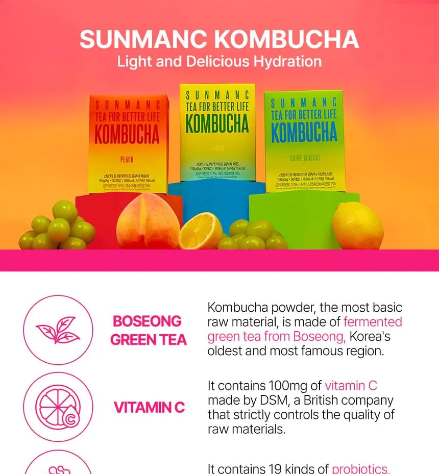 Tea For Better Life Kombucha Bundle Set - 7 Types