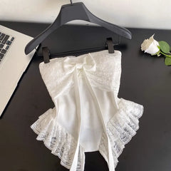 Ruffle Lace Corset Top