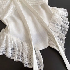 Ruffle Lace Corset Top