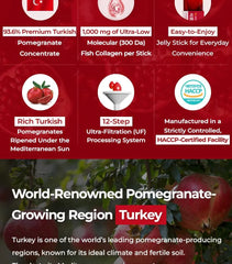 Pomegranate Ultra Low Molecular Collagen Stick