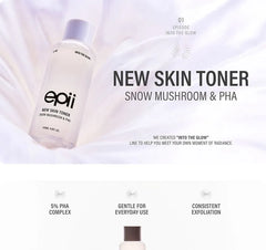 New Skin Toner Snow Mushroom & PHA