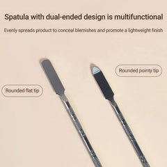 Stainless Steel Makeup Color Mixing Palette / Spatula / Mixing Palette Ring / Set