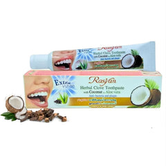 Extra White Herbal Clove Toothpaste with Coconut & Aloe Vera Mini