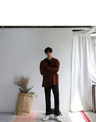 Unisex Oversized V-Neck Cardigan