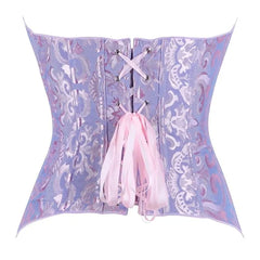Jacquard Crop Corset Tube Top