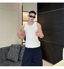 Crewneck Plain Muscle Tank Top