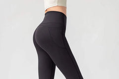 Mid Rise Plain Flared Yoga Pants / Stand Collar Contrast Piping Zip Jacket / Set