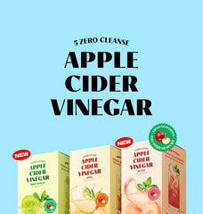 5 Zero Cleanse Apple Cider Vinegar - 3 Types