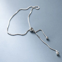 S925 Sterling Silver Bead Bracelet