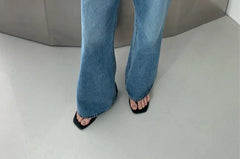 Low Rise Washed Loose-Fit Jeans