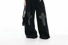 Studded Lace Crop Corset Tube Top