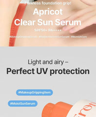 Apricot Clear Sun Serum 2pcs Bundle Set