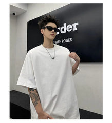 Short Sleeve Crew Neck Plain T-Shirt