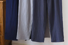 Mid Rise Plain Pajama Pants