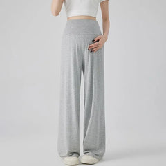 Maternity Plain Wide Leg Sweatpants