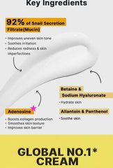Advanced Snail 92 All In One Cream Tube 2pcs Bundle Set