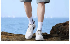 Mid Waist Washed Denim Shorts
