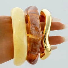 Thick Bangle Set