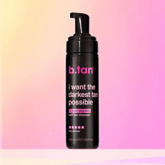 i want the darkest tan possible - self tan mousse