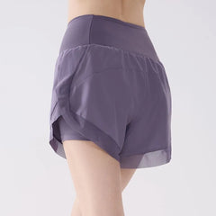 Elastic Waist Plain Sweatshorts
