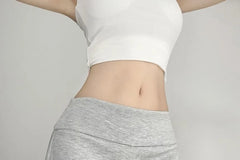 Low Waist Plain Hot Pants