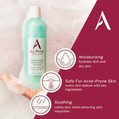 Moisturizing Body Wash Vitamin E, Aloe Vera & Glycolic AHA